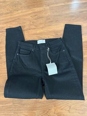 Everlane Black High-Rise Slim Jeans with Tag